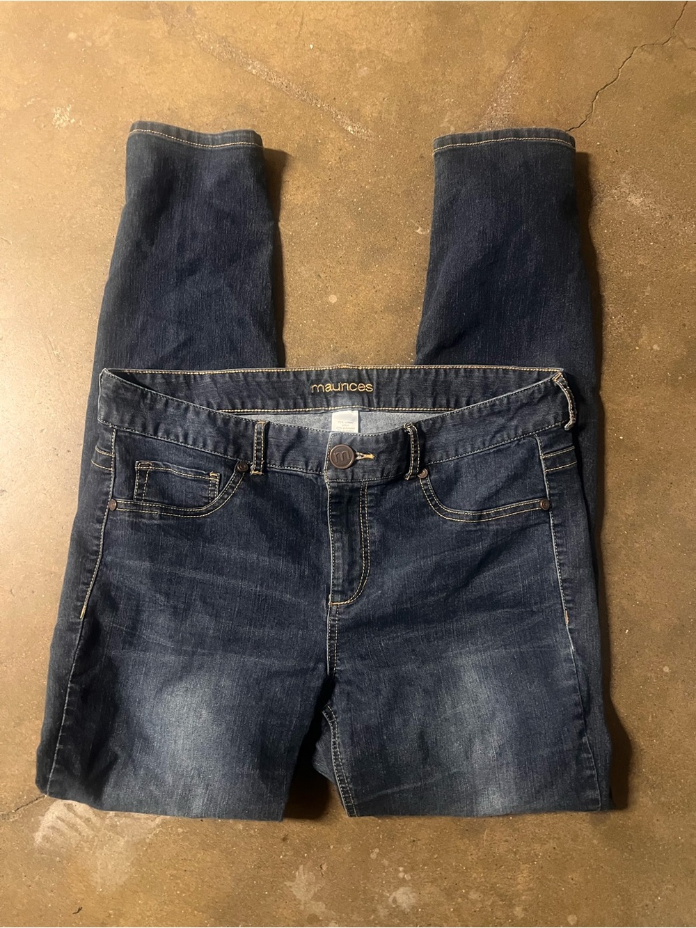 Maurices Women's Dark Indigo Skinny Jeans